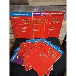 Brand NEW - Lot of 11 Glencoe Writer's Choice Grade 7 Books - Writing, Research